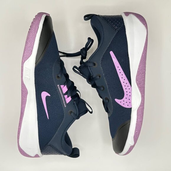 Nike Omni Multi-Court Low Blue / Pink DM9027-401 Size 7y = Women's: 8.5 - Picture 7 of 12